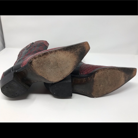 EL Buitre Exotic Snakeskin Leather Western Boots - Picture 6 of 7